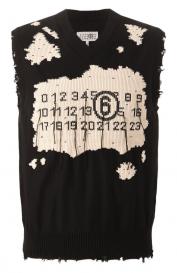 Хлопковый жилет mm6