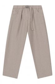 Брюки изо льна и вискозы Brunello Cucinelli