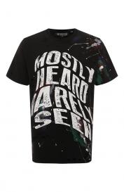 Хлопковая футболка Mostly Heard Rarely Seen