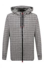 Толстовка из шерсти и шелка KITON