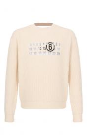 Хлопковый свитер mm6