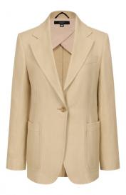 Жакет из хлопка и льна Weekend Max Mara