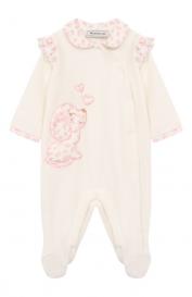 Хлопковый комбинезон Monnalisa