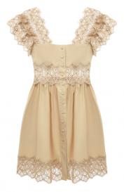 Хлопковое платье Alberta Ferretti