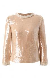 Топ с отделкой пайетками SELF-PORTRAIT