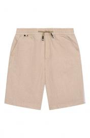 Шорты изо льна и хлопка BOSS
