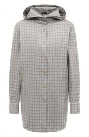 Рубашка из хлопка и лиоцелла KITON