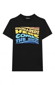 Хлопковая футболка DSquared2
