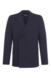 Пиджак изо льна и вискозы BOSS