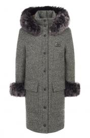 Шерстяной пуховик Dolce&Gabbana