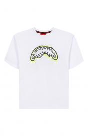 Хлопковая футболка Sprayground