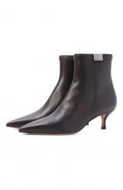 Кожаные ботильоны KITON