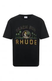 Хлопковая футболка Rhude