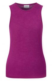 Топ из кашемира и шелка Saint Laurent