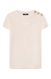 Хлопковая футболка Balmain