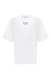 Хлопковая футболка Off-white