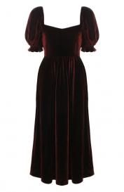 Платье из вискозы и шелка SALONI