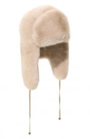 Меховая шапка-ушанка из норки VICTORIA KUSENKOVA