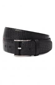 Ремень из кожи крокодила Zilli