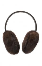 Меховые наушники из норки и кролика Yves Salomon