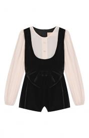 Бархатный комбинезон Elisabetta Franchi la mia bambina