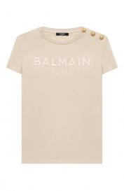 Хлопковая футболка Balmain