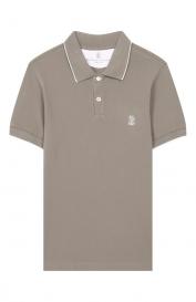 Хлопковое поло Brunello Cucinelli