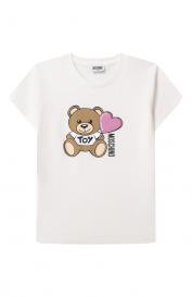 Хлопковая футболка Moschino