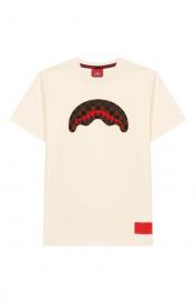 Хлопковая футболка Sprayground