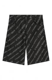 Джинсовые шорты KARL LAGERFELD KIDS