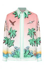 Шелковая рубашка Casablanca