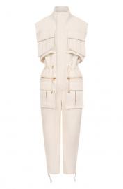 Кожаный комбинезон Balmain