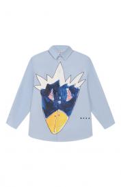 Хлопковая рубашка Marni