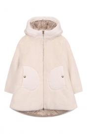 Шуба из экомеха HERNO