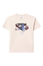 Хлопковая футболка C.P. COMPANY