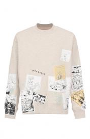 Хлопковый свитшот DOMREBEL