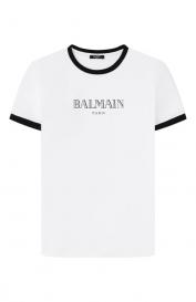 Хлопковая футболка Balmain