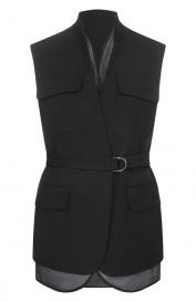 Жилет из хлопка и льна Brunello Cucinelli