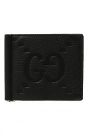 Кожаный зажим для купюр Gucci