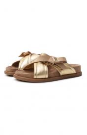 Кожаные шлепанцы Elisabetta Franchi la mia bambina