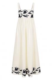 Платье из хлопка и шелка MVST