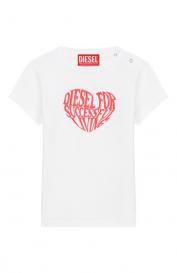 Хлопковая футболка Diesel