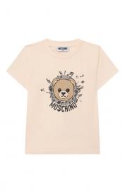 Хлопковая футболка Moschino