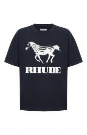 Хлопковая футболка Rhude