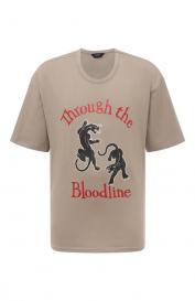 Хлопковая футболка TEE LIBRARY