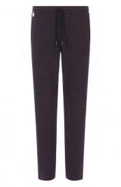 Брюки из шерсти и хлопка CAPOBIANCO