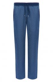 Брюки из шелка и льна Stefano Ricci