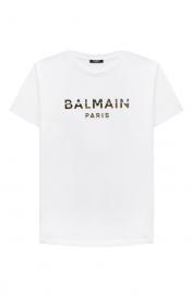 Хлопковая футболка Balmain