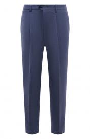 Брюки из шерсти и шелка MARCO PESCAROLO