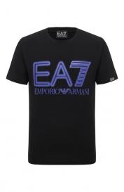 Хлопковая футболка Ea7